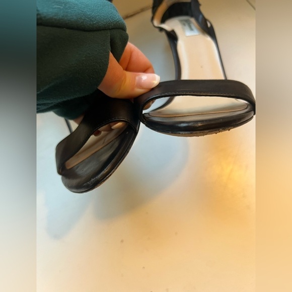 LK Bennett Renae Leather Frill Slingback Stiletto Heel 39 - Picture 6 of 12